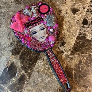 Custom Bling Mac Handheld Mirror✨